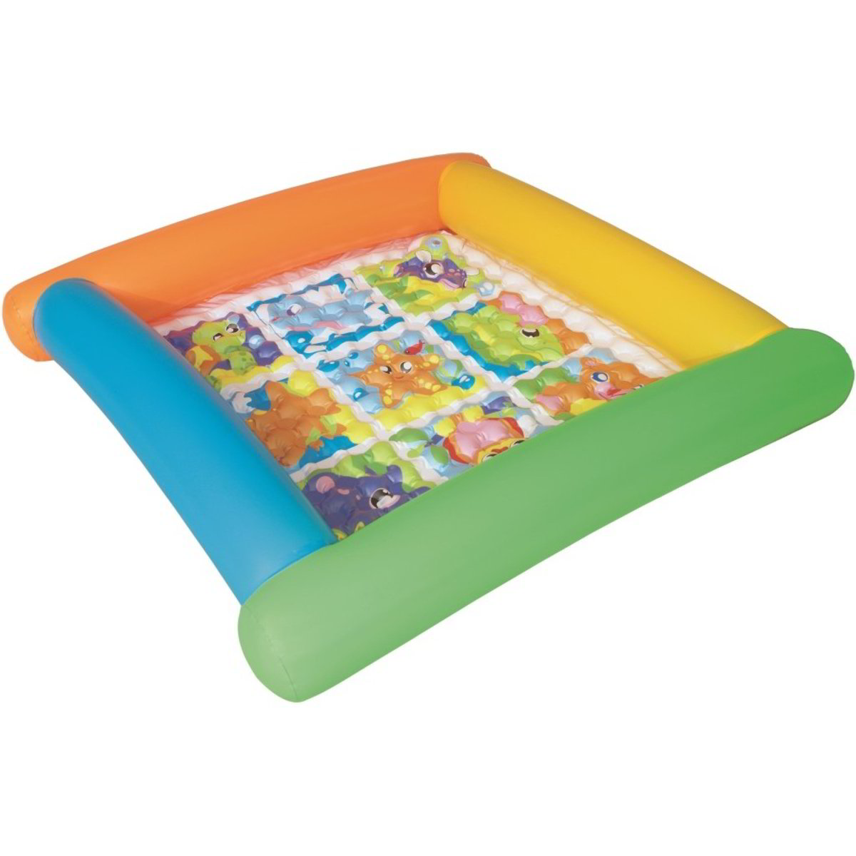Tappetino Arrotolabile In Neoprene So Zebralicious Per Cambio Costume – 55,9x39,9 Cm