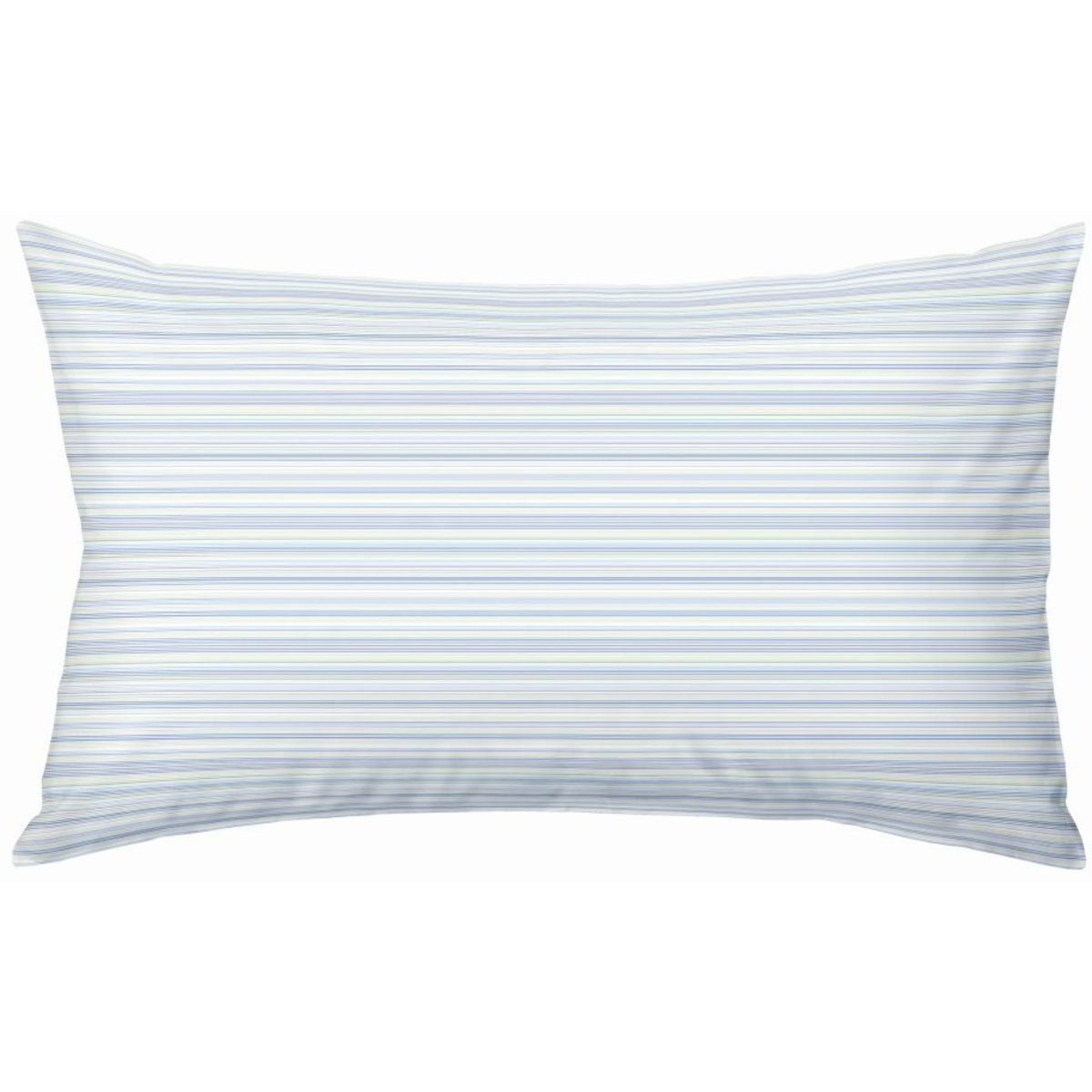 BRIELLE Federe in 100% cotone, 40 x 80 cm, blu, set da 2 pezzi, in