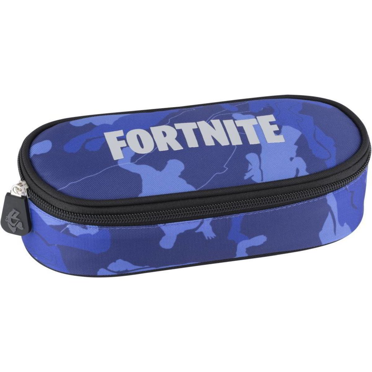 FORTNITE – Trousse Ovale Organisée – Noir – Licence Officielle – 22x10x6,5 Cm – étuis à Crayons élastiques