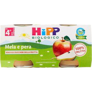 Omogeneizzato mela e pera HIPP 2 X 80 G - Coop Shop