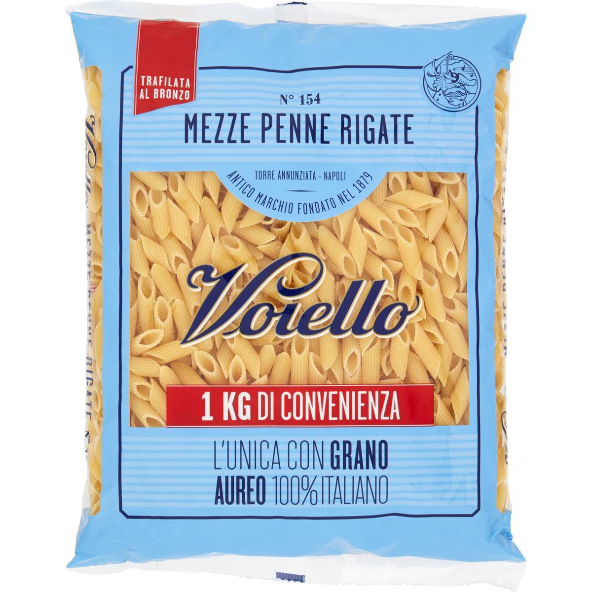Penne mezze rigate n.154 VOIELLO 1000 G - Coop Shop