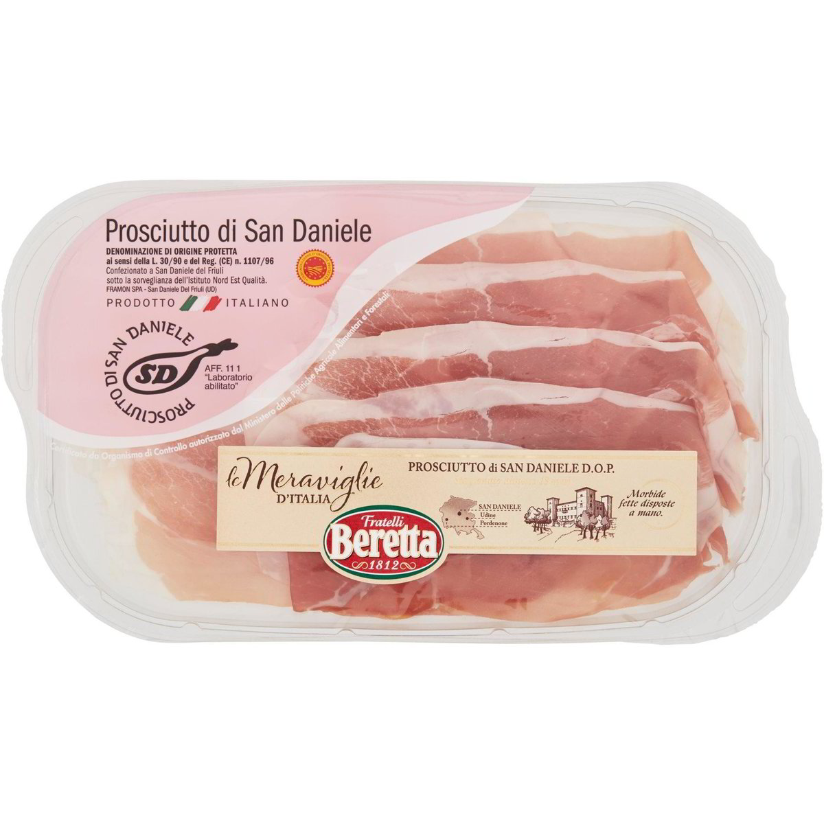 Prosciutto di san daniele DOP 18 mesi FRATELLI BERETTA 90 G Coop Shop