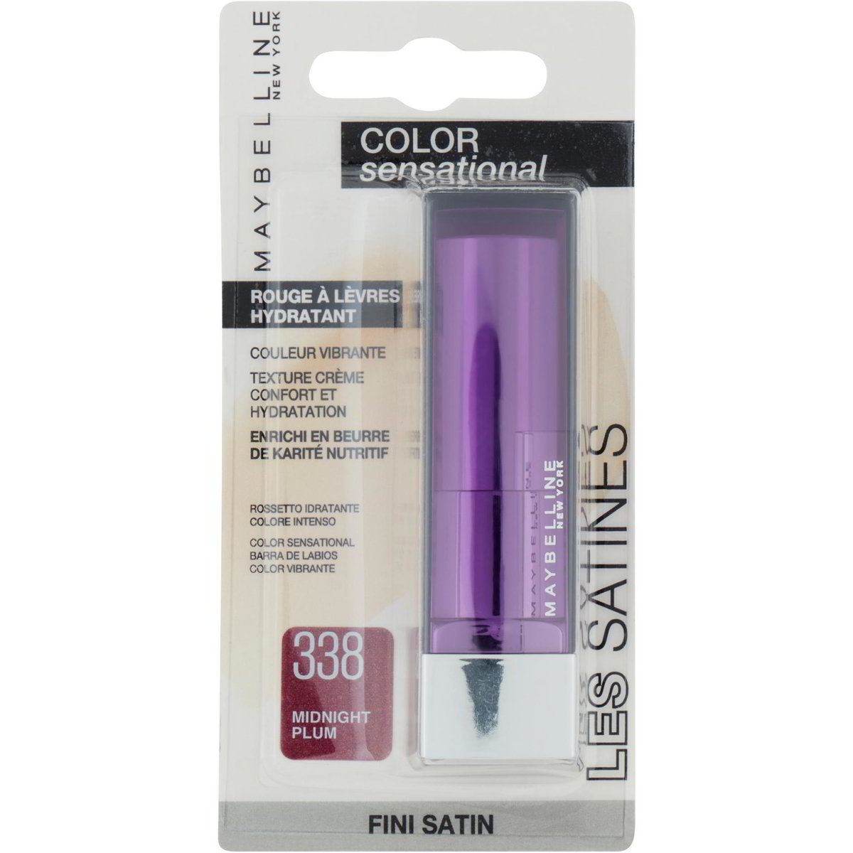 Rossetto color sensational stick 338 midnight plum MAYBELLINE 1 PZ ...