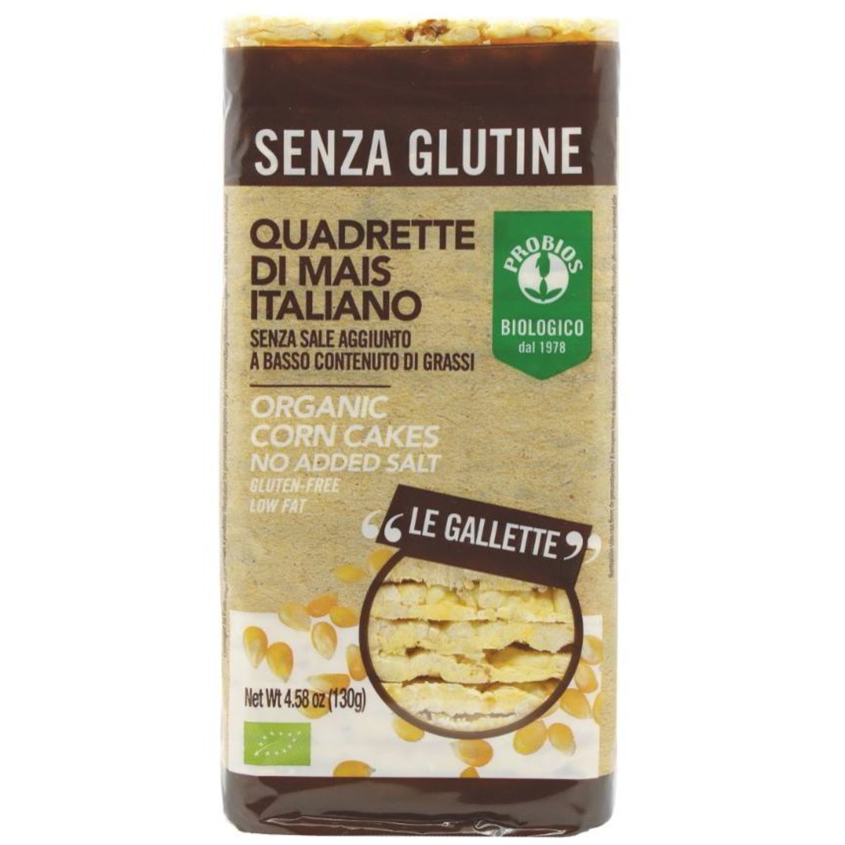 Gallette quadrette di mais senza sale PROBIOS 130 G - Coop Shop