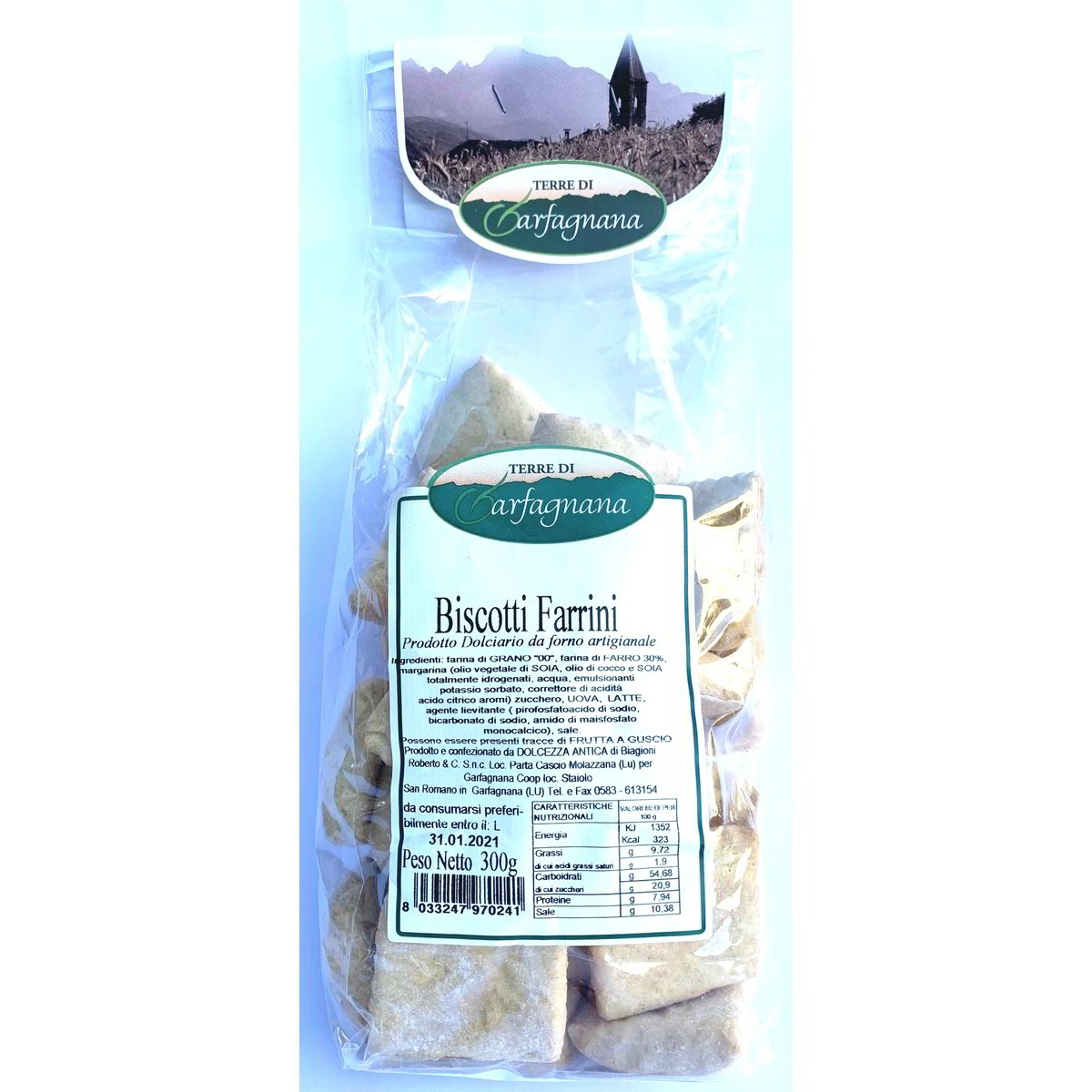 Biscotti al farro farrini TERRE DI GARFAGNANA 300 G - Coop Shop