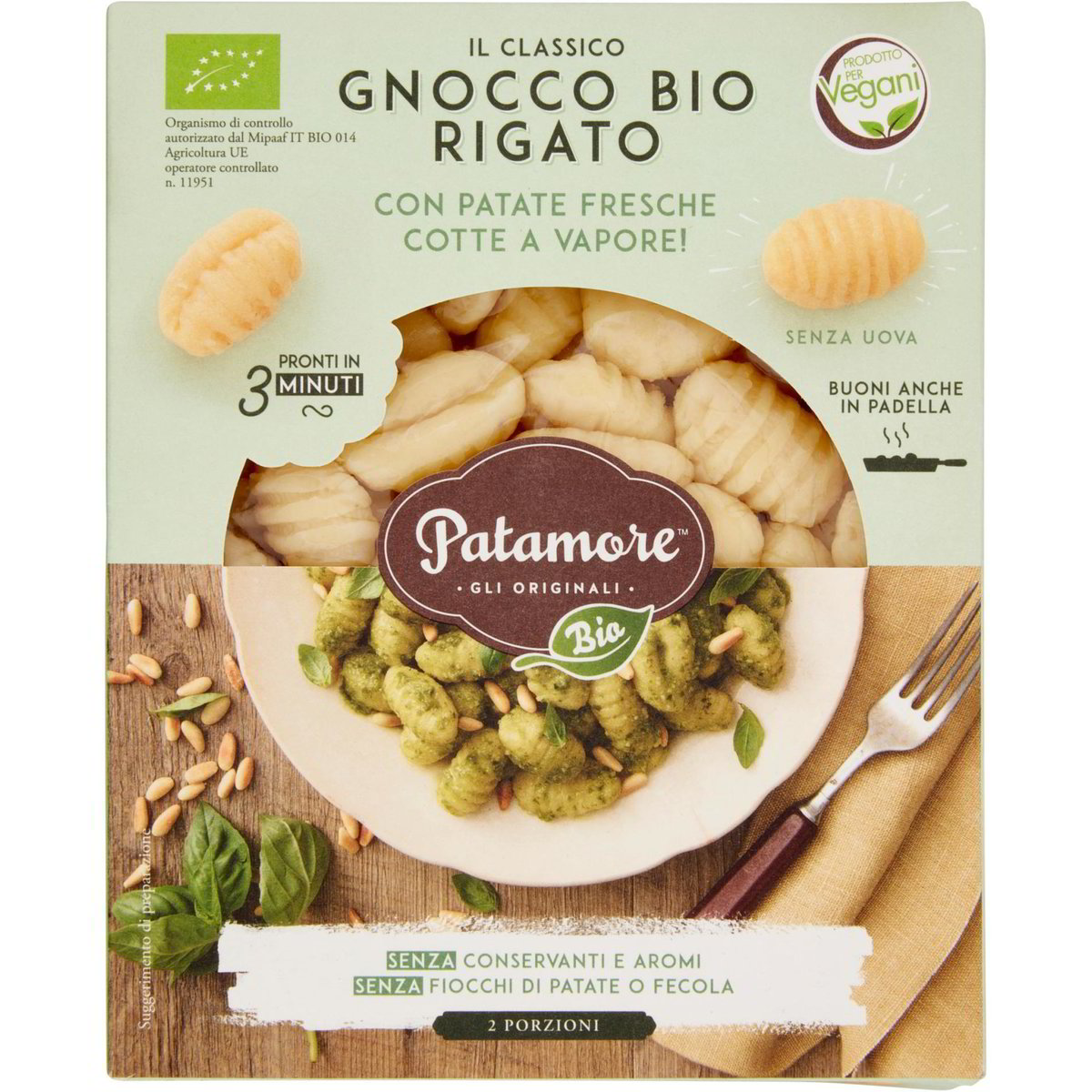 Gnocchi di patate fresche rigati PATAMORE 400 G Coop Shop