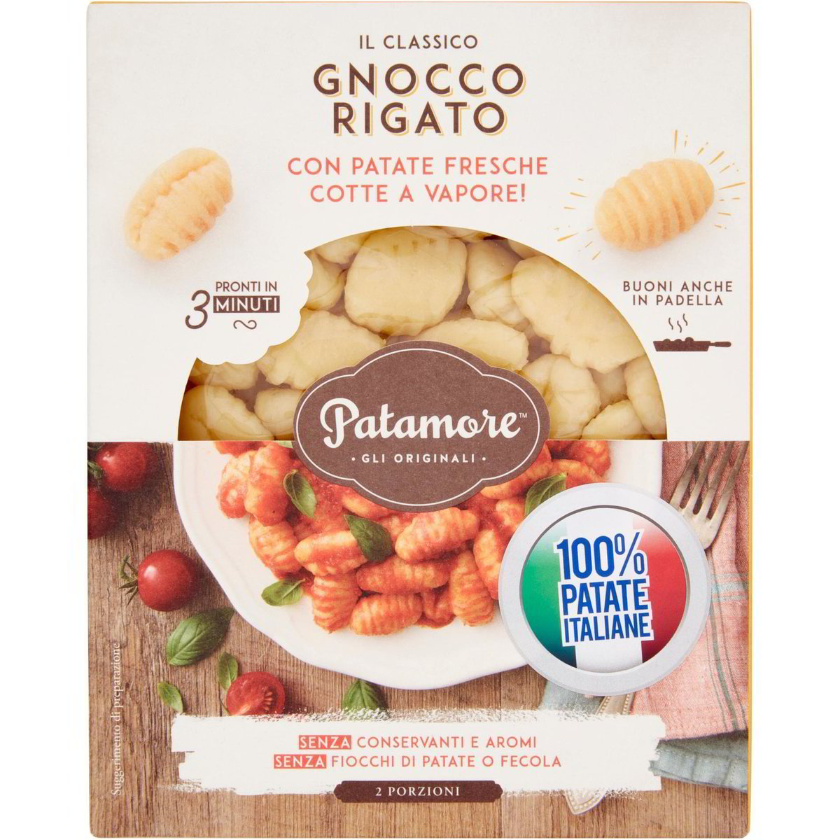 Gnocchi freschi rigati di patate PATAMORE 400 G Coop Shop