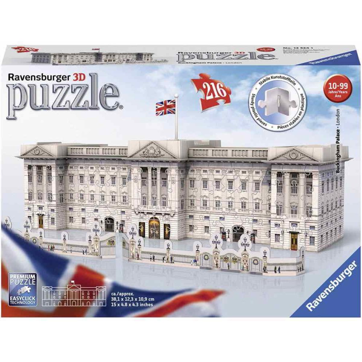 Puzzle 3D Statua Della Libertà - Set Fai Da Te 22 Pezzi - Modellino Cartone Per Bambini 7+