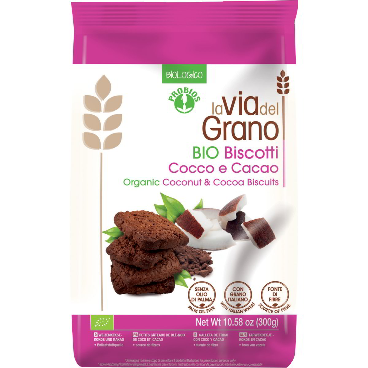 biscotti al cocco e cacao
