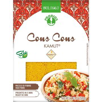 Cous Cous Integrale Di Kamut Probios Coop Shop