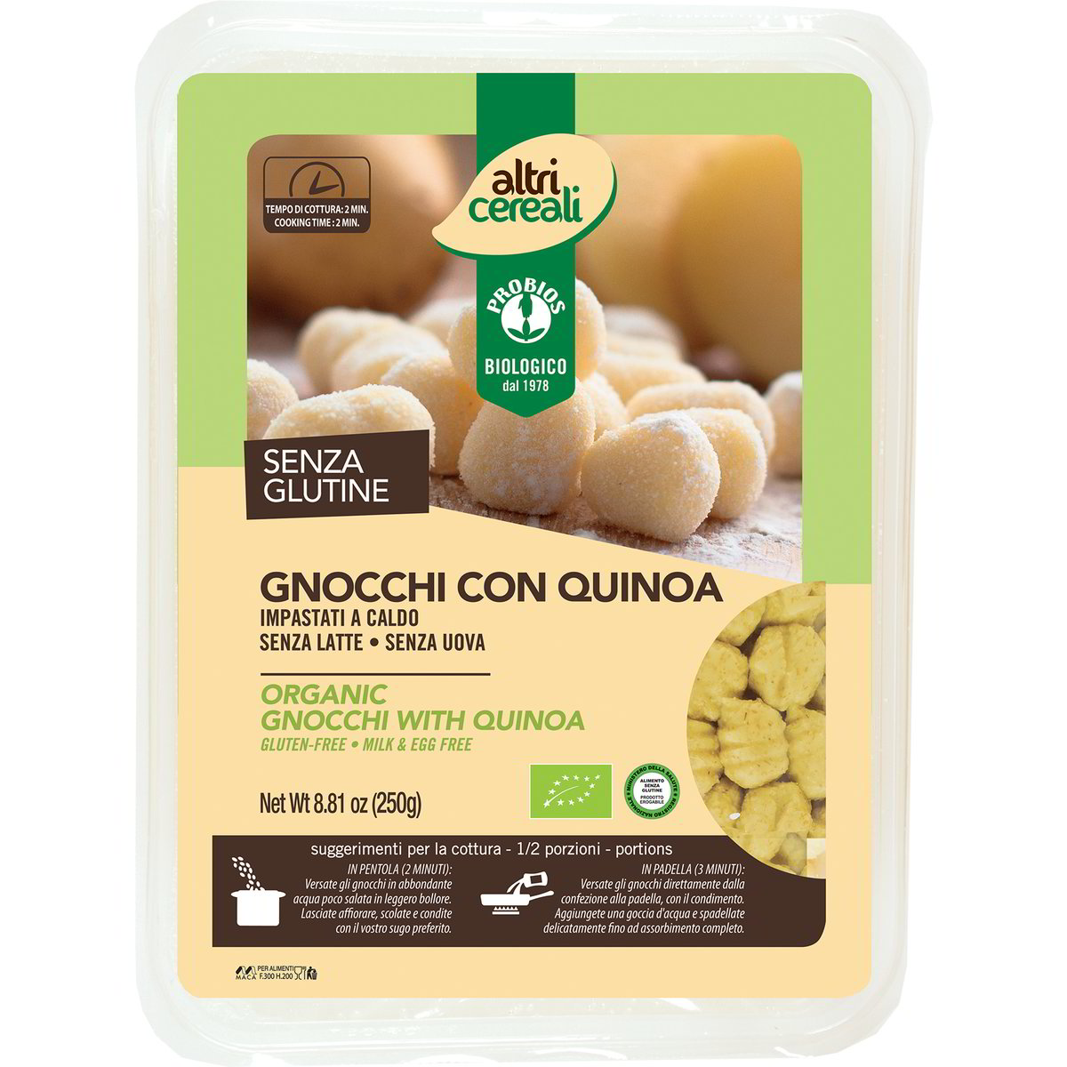 Gnocchi con quinoa PROBIOS 250 G - Coop Shop