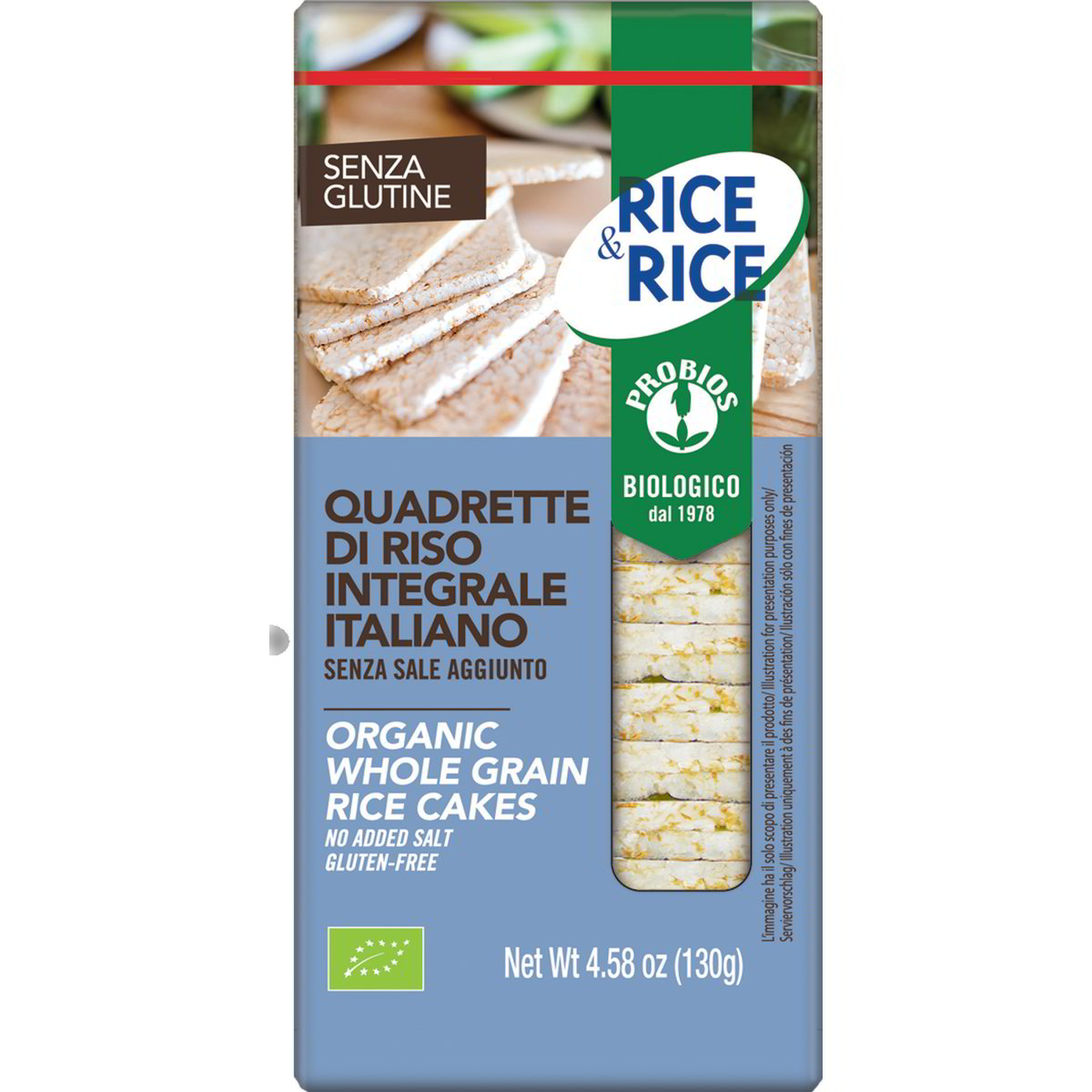 Pane quadrette di riso senza sale rice&rice PROBIOS 130 G - Coop Shop