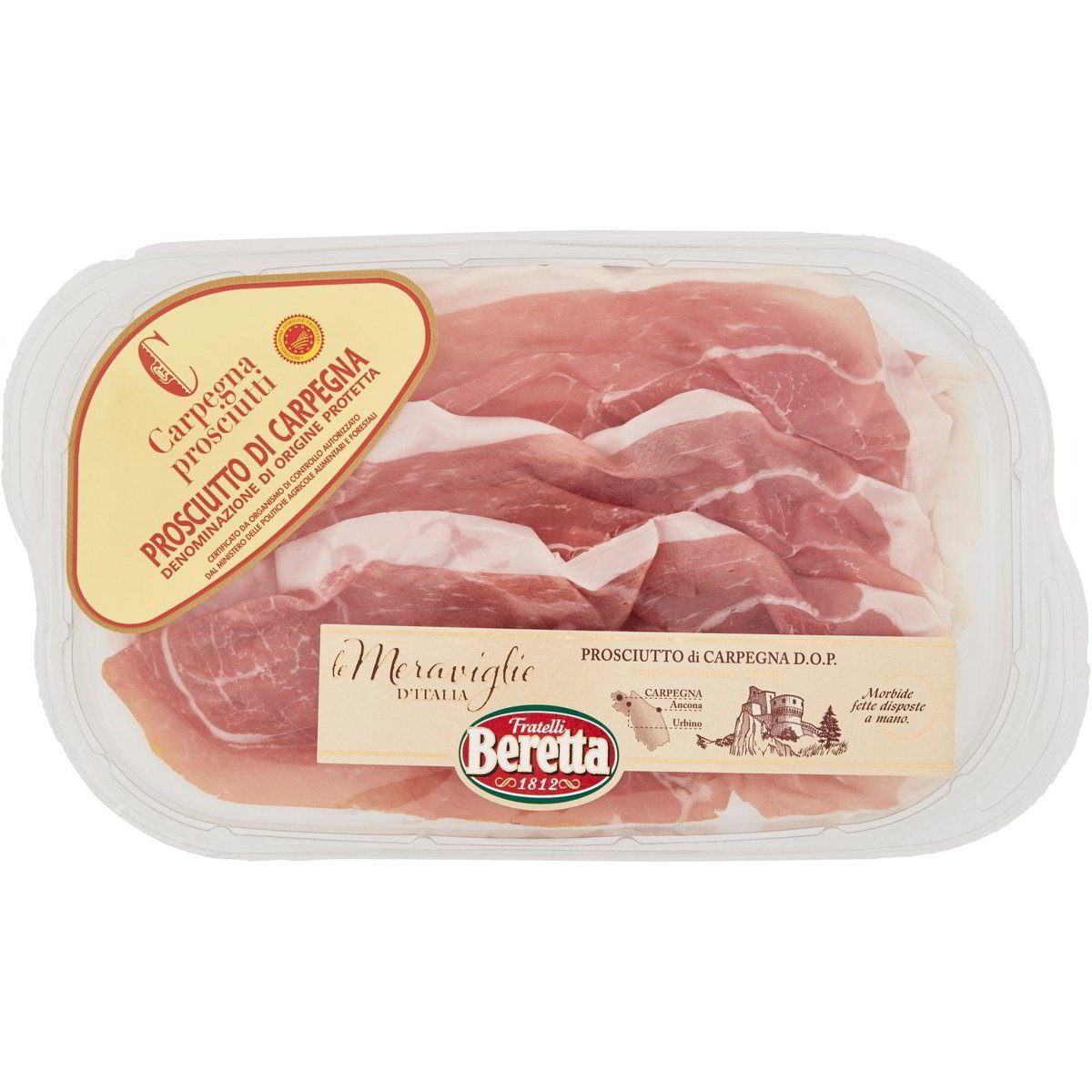 Prosciutto di carpegna DOP 18 mesi FRATELLI BERETTA 90 G Coop Shop