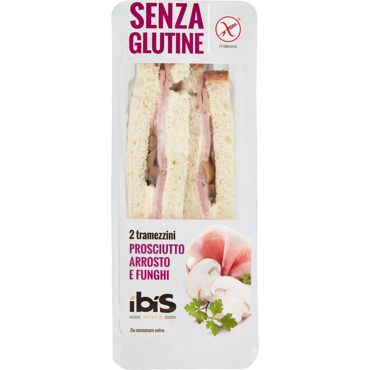Tramezzino prosciutto arrosto e funghi IBIS 150 G Coop Shop