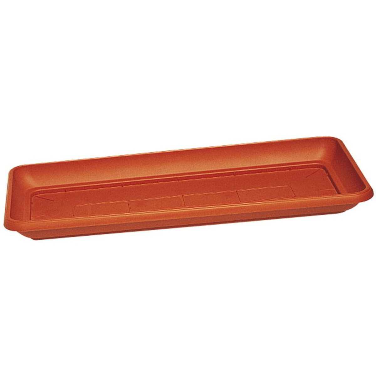Sottovaso Cassetta Balcone Ovale in Terracotta