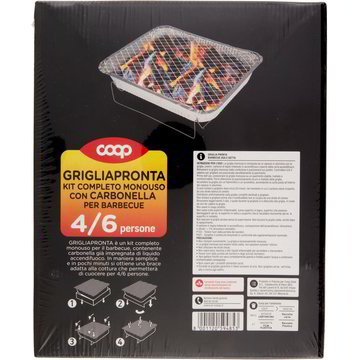 barbecue grigliapronta usa e getta per 4 6 persone coop coop shop