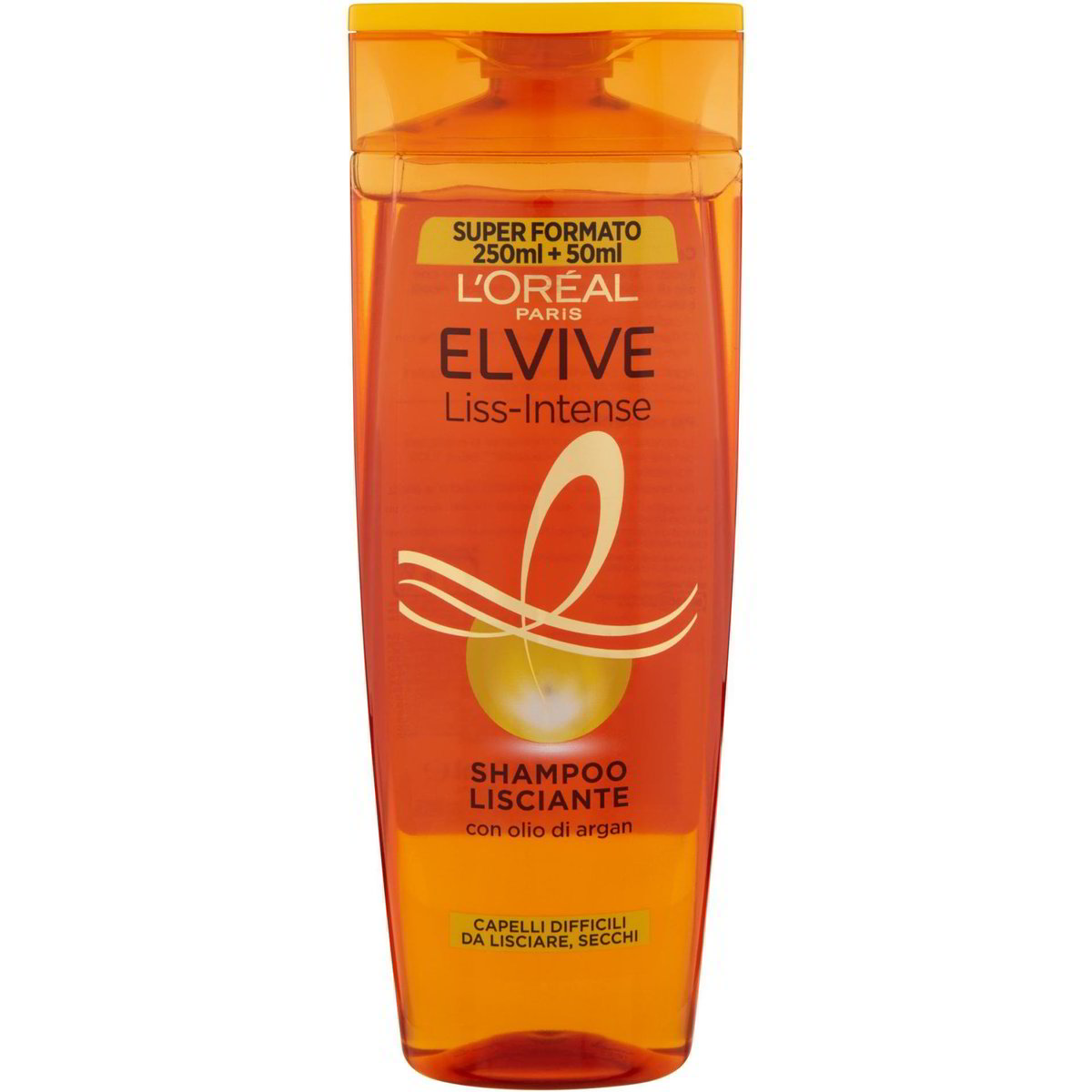 L'Oréal Paris Elvive Liss-Intense Shampoo – 300 Ml, Mit Arganöl & Thermo-Protektor, Für Glattes, Glänzendes Haar