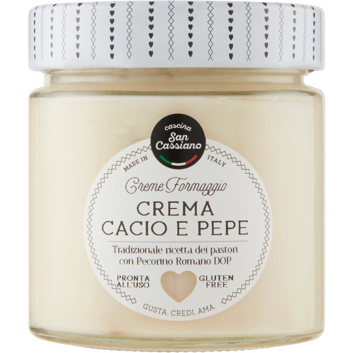 Sugo cacio/pepe/pecorino romano CASCINA SAN CASSIANO 190 G Coop Shop
