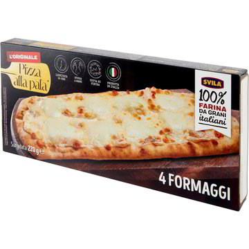 Pizza surgelata alla pala 4 formaggi SVILA - Coop Shop
