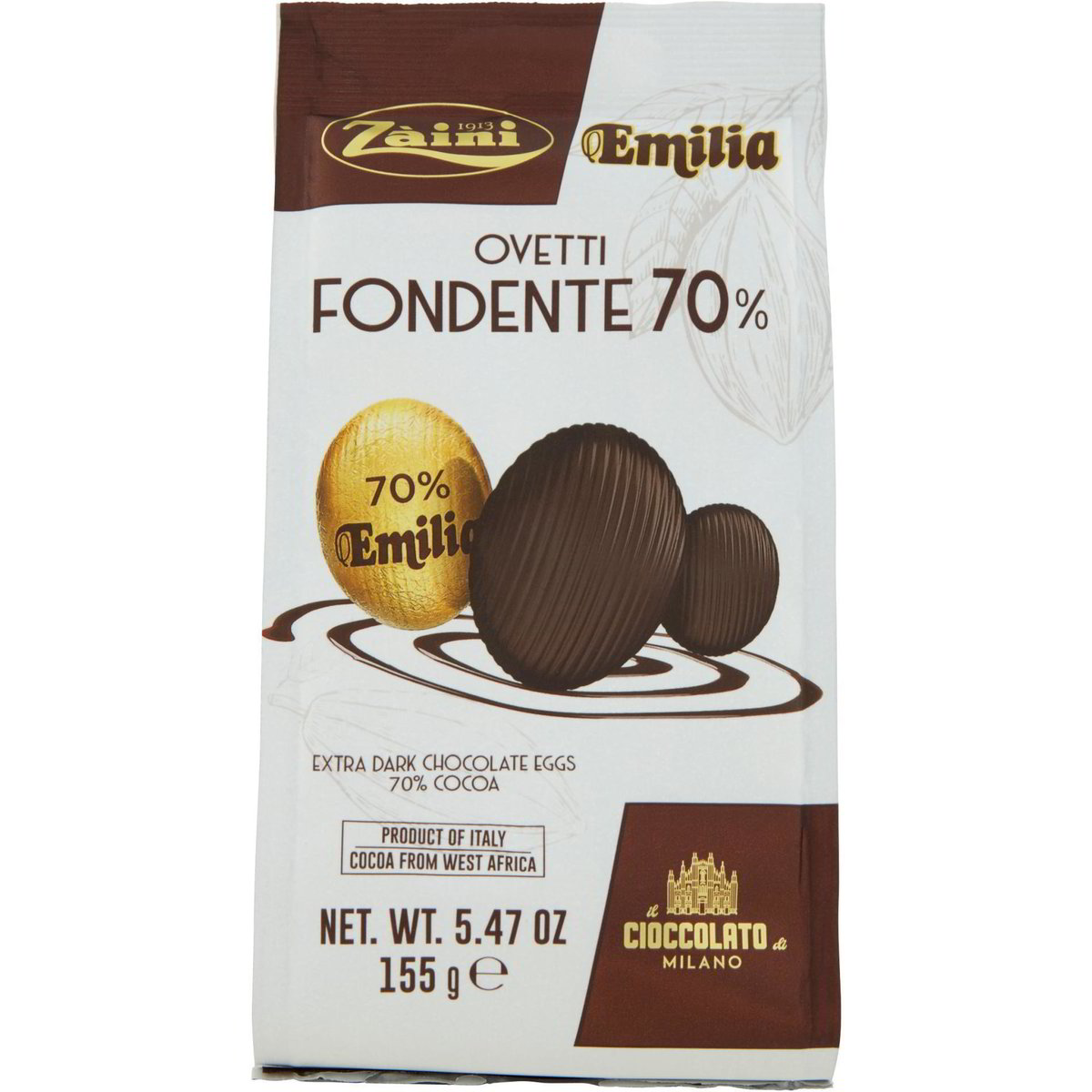 Ovetti di cioccolato fondente 70% ZÀINI 155 G - Coop Shop