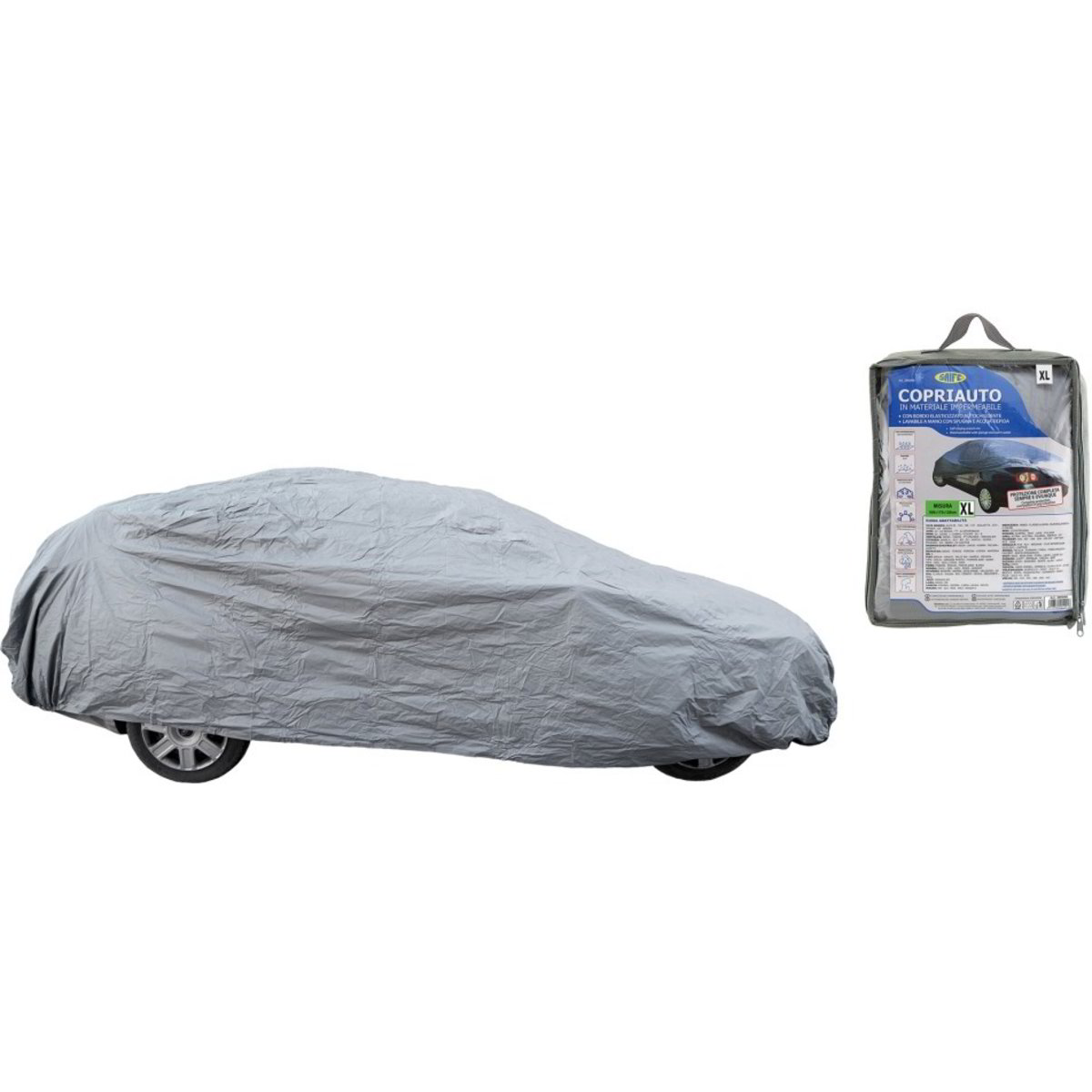 Trade Shop - TELO PROTETTIVO COPRIAUTO IMPERMEABILE COPERTURA COPRI Auto Anti Pioggia Sole 85906350 - Foto 11