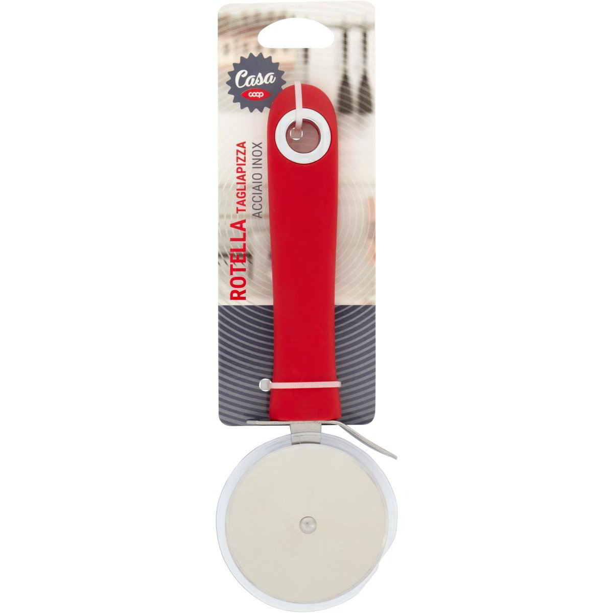 Tagliapizza Joseph Joseph Duo Rotella | Lama Acciaio Inox, Guaina Protettiva | Compatto E Facile Da Pulire | Colore Azzurro Scuro - Foto 4