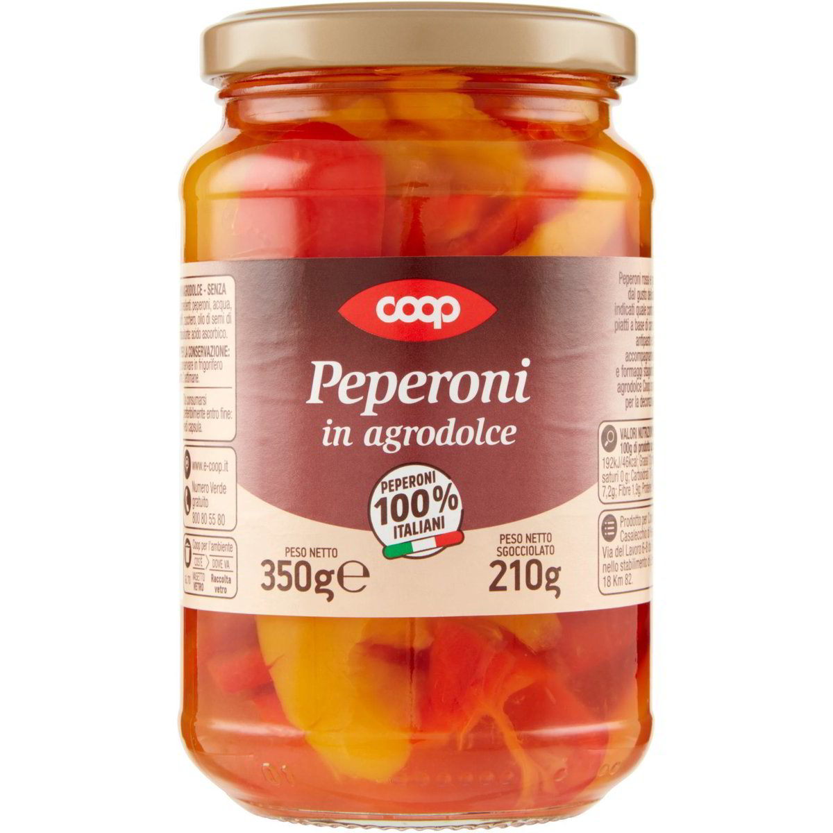 peperoni in agrodolce cotto e mangiato