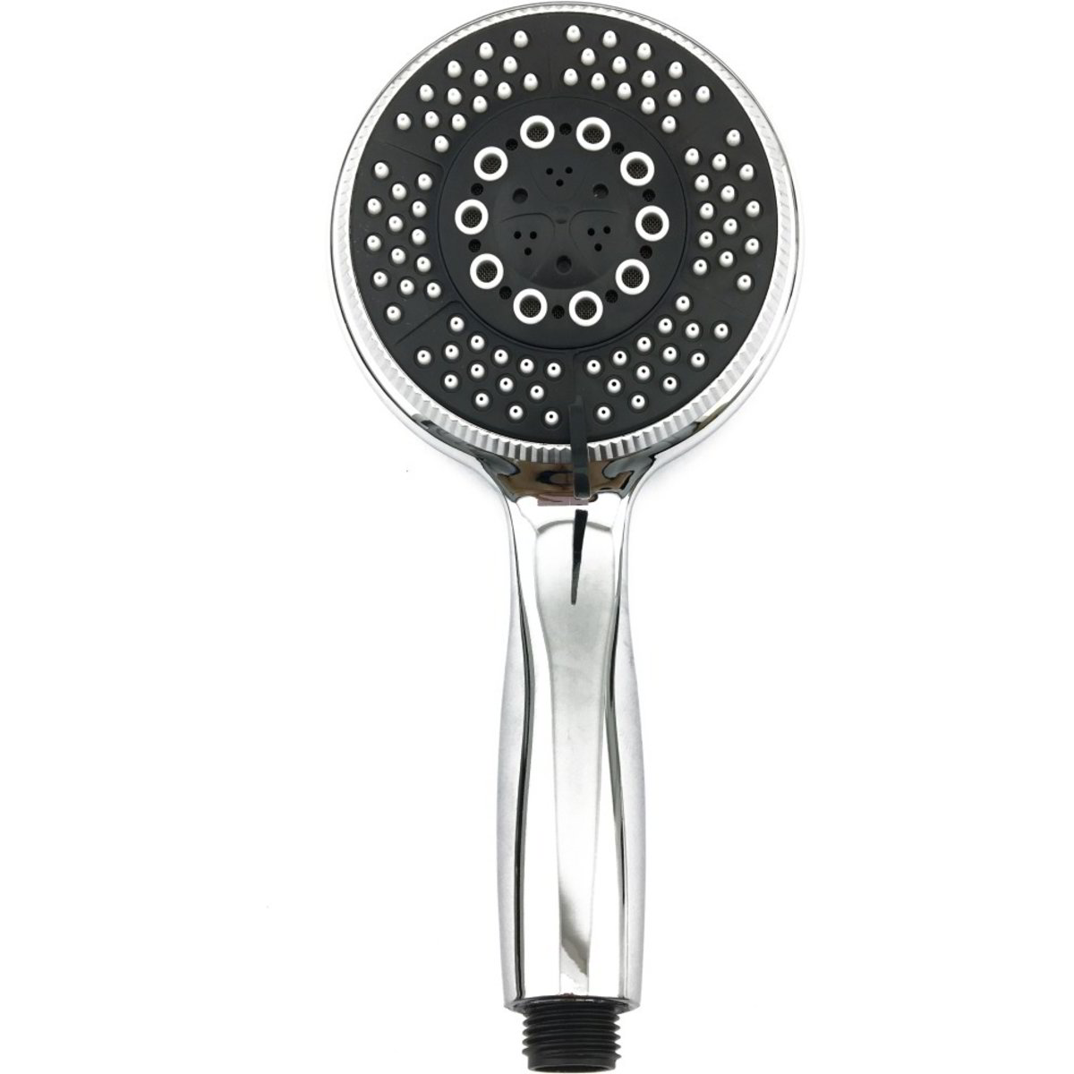Soffione Doccia A Mano INTIRILIFE 5 Funzioni - Argento, Con Stop Acqua, Attacco Universale 1/2 Pollice