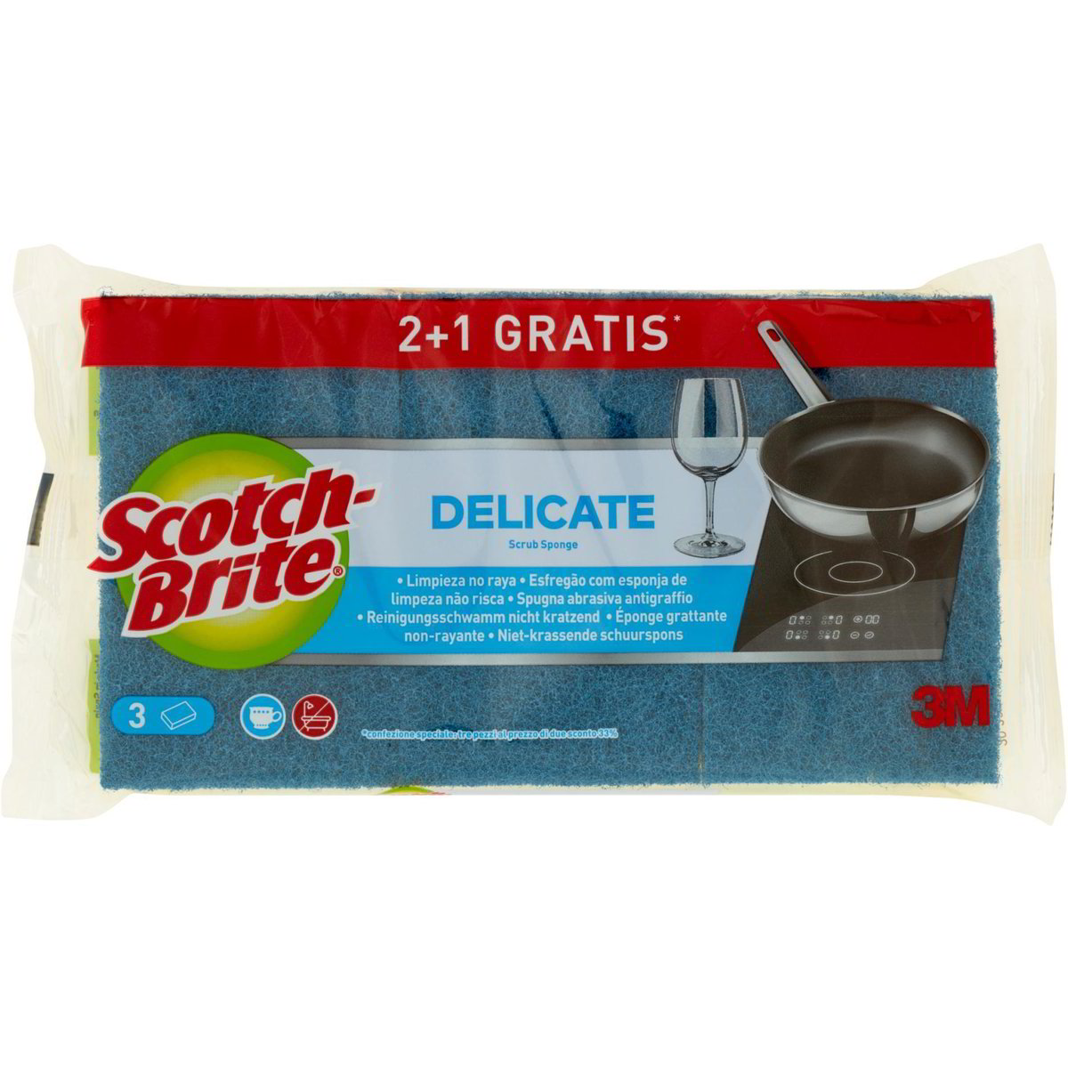 SCOTCH-BRITE - 7000098073 - Spugne Abrasive - Nero - Scotch-Brite - 5