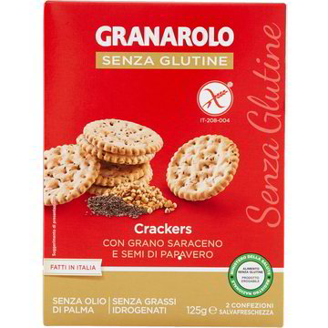 Crackers con grano saraceno e semi papavero GRANAROLO 2 X 62,5 G - Coop ...