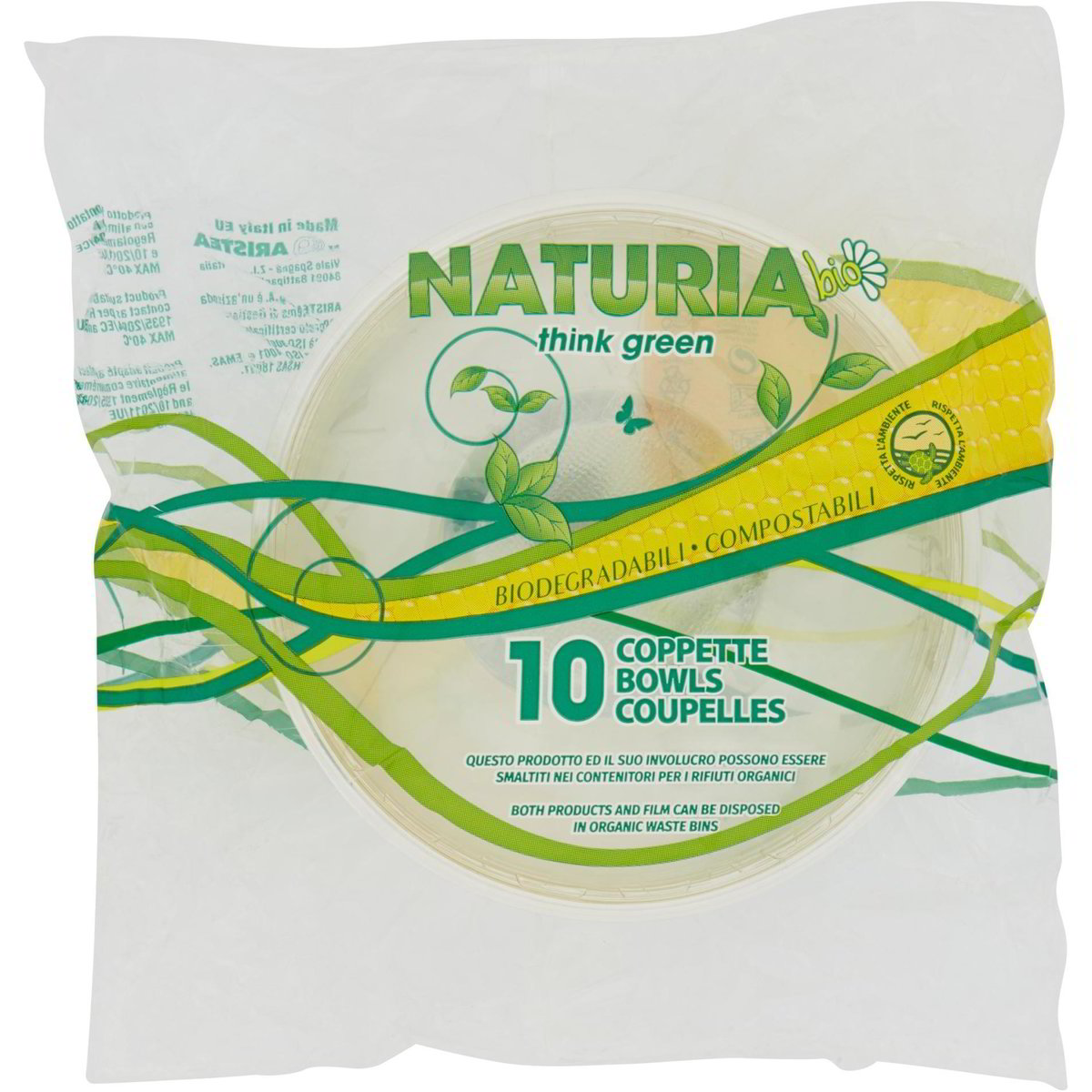 Piatti Divisori Compostabili AVADOR 25,4 Cm, Confezione Da 150 Pezzi, Ecologici E Biodegradabili Al 100%, Usa E Getta Per Feste - 4