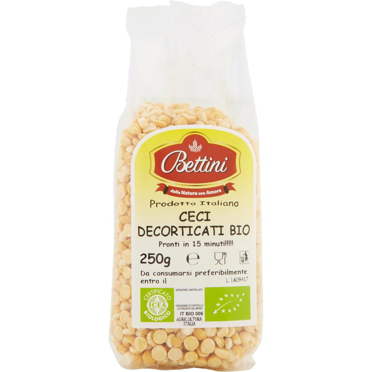 Ceci decorticati BETTINI 250 G Coop Shop