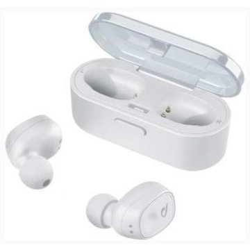 Cellularline Flag Auricolari Bluetooth® in-ear con carica batteria  portatile con play-time totale fino a 28 ore e controlli touch Bianco  BTFLAGTWSW - Bluetooth - NonSoloTV.com