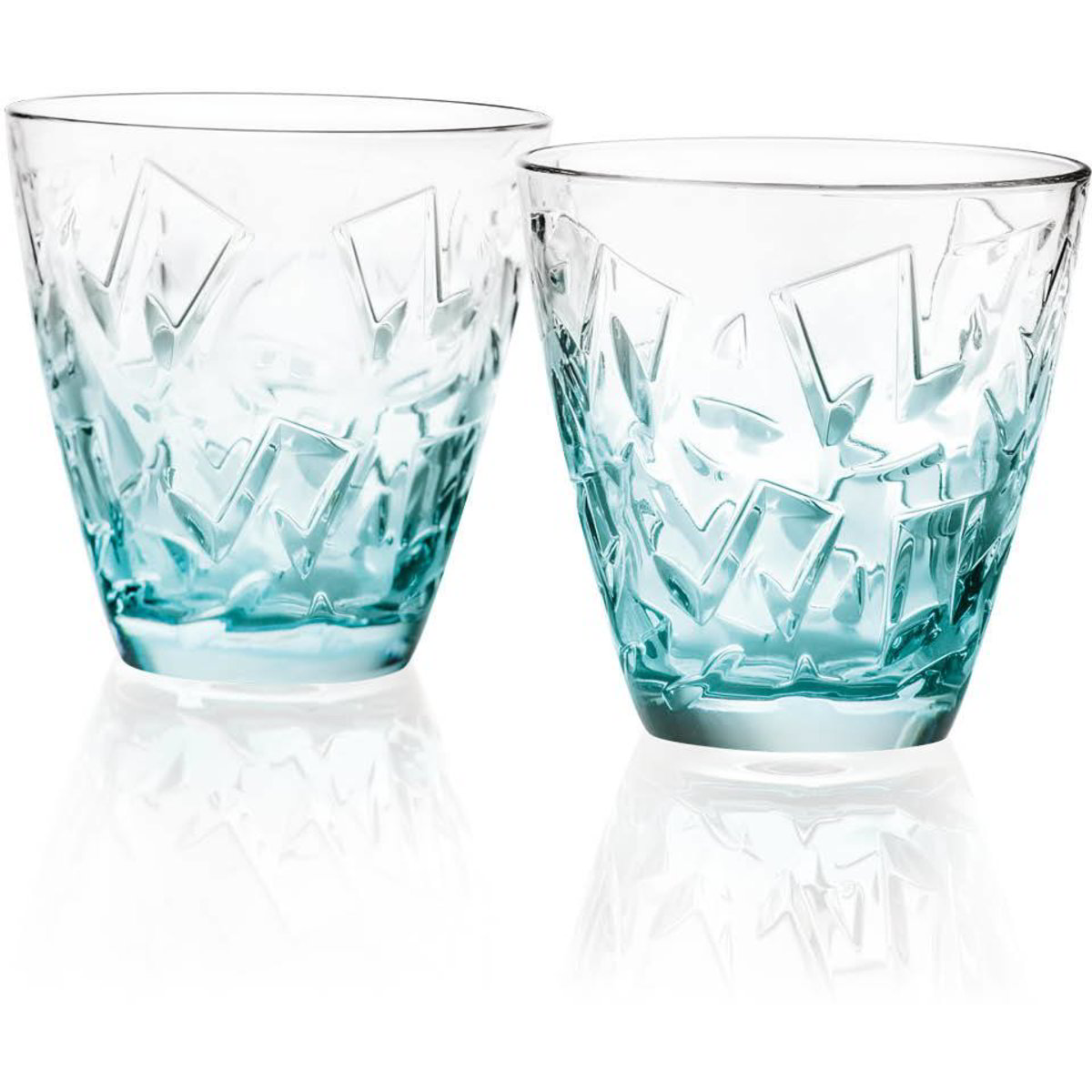 Roxley 2 Bicchieri Da Pinta In Vetro Kopparberg Per Sidro - Con 2 Sottobicchieri Brandizzati