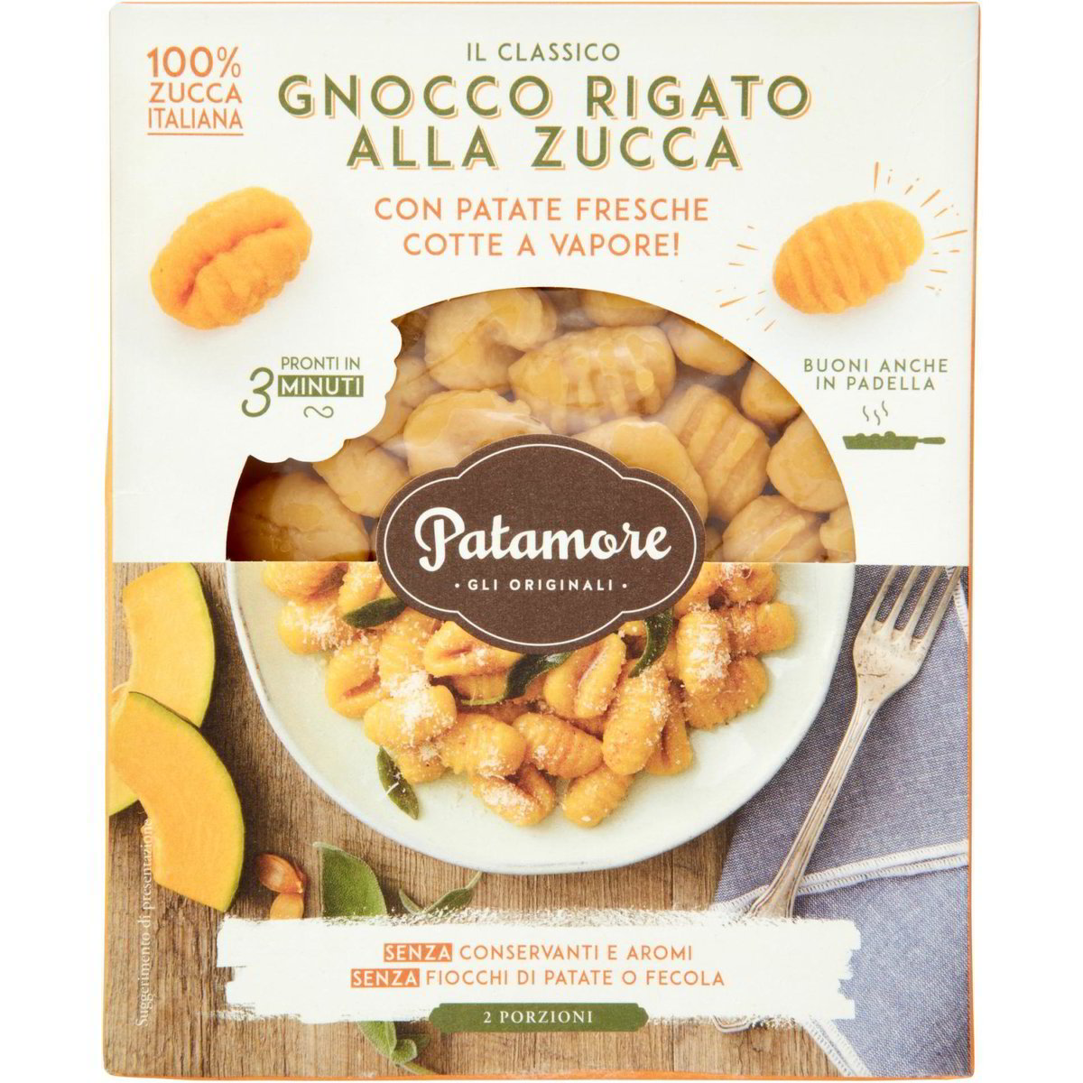 Gnocchi di patate fresche alla zucca PATAMORE 400 G Coop Shop