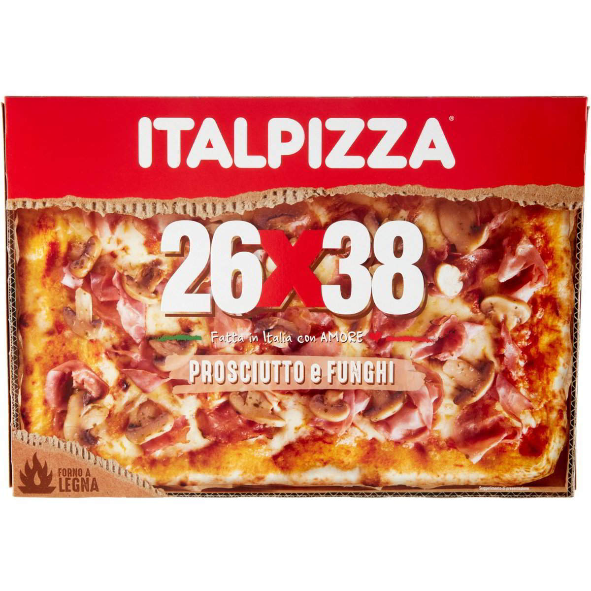 Pizza surgelata prosciutto e funghi ITALPIZZA 560 G Coop Shop