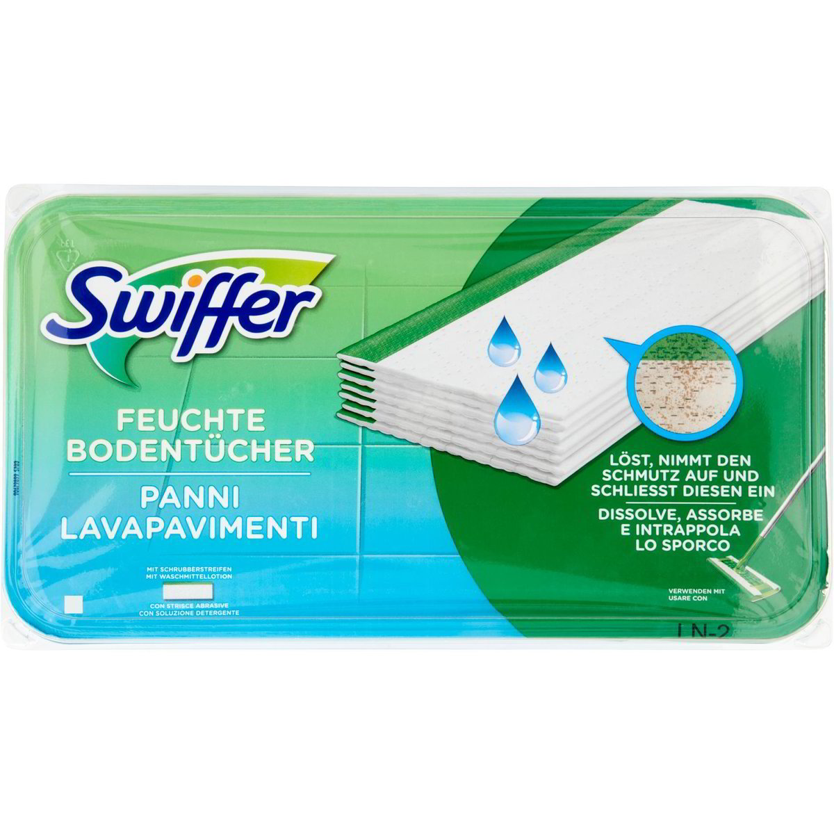 Panni Umidi Swiffer Lavapavimenti – Maxi Formato, Limone, 120 Pezzi, Per Pulizia Profonda E Igienica