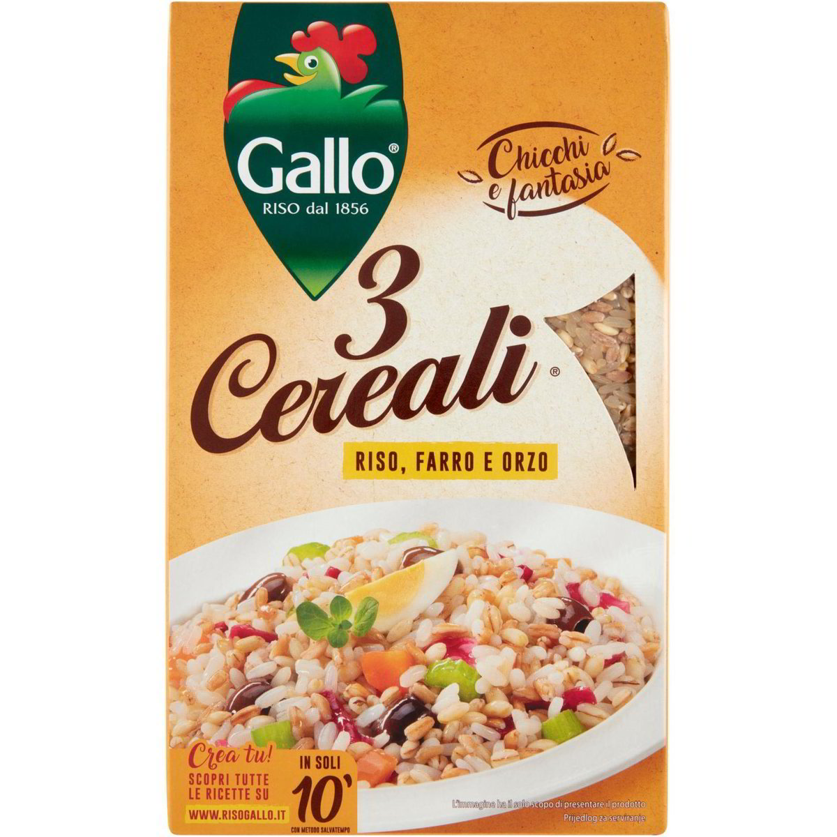 Riso/farro/orzo chicchi di natura RISO GALLO 800 G Coop Shop