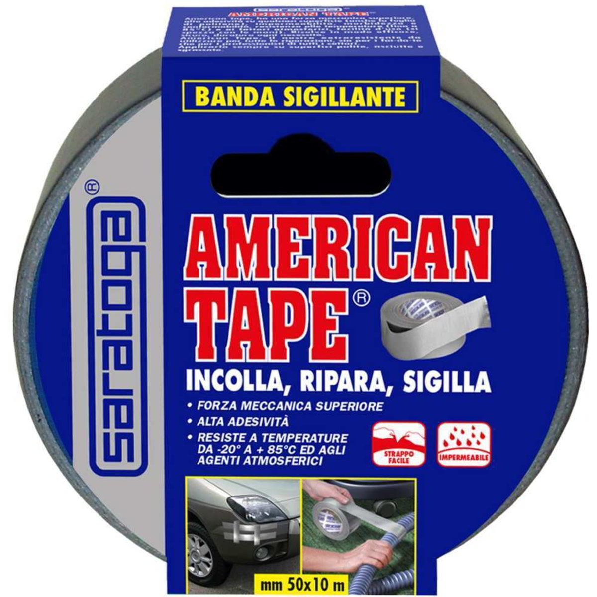 Nastro Adesivo Per Piastrelle - 8mm X 6m, Bianco, Antimuffa Per Bagno E Cucina - Foto 11