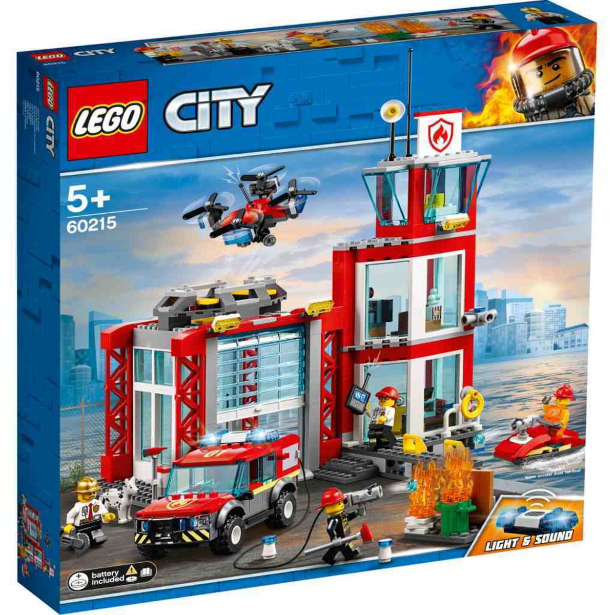 Ecoiffier Abrick 2980 - Caserma Dei Pompieri Con Veicoli E Personaggi - Gioco Di Costruzione Per Bambini 18 Mesi + - Fabbricato In Francia