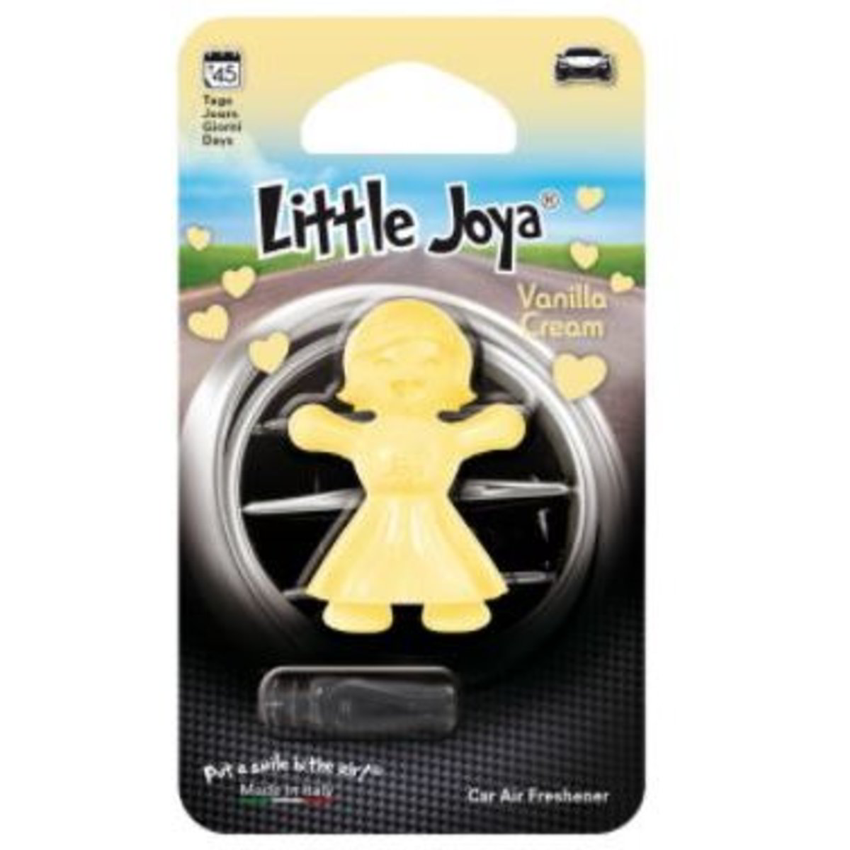 Deodorante Auto Little Joya Vanilla Cream - Clip Per Griglia, Profumo Vaniglia