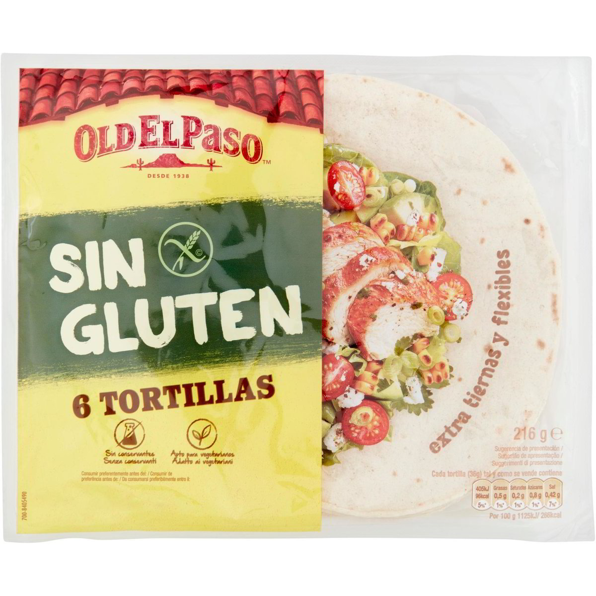 Tortillas Mexicanas Sin Gluten Original OLD EL PASO 6 X 36 G Coop Shop Tortillas Mexicanas Sin Gluten Original OLD EL PASO 6 X 36 G Coop Shop