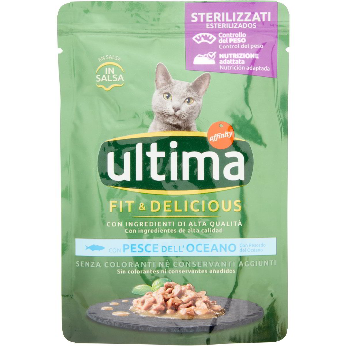 Alimento Umido Per Gatti By - Selezione Pesce In Salsa, 48 Buste Da 100g, Adulti - Foto 7