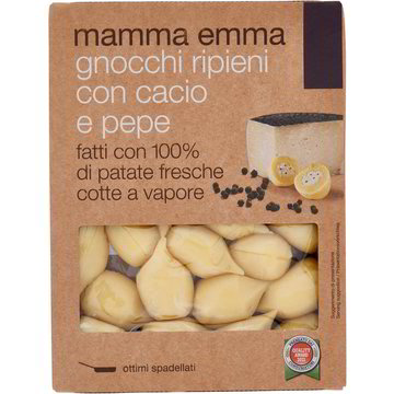 Gnocchi di patate ripieni con cacio e pepe MAMMA EMMA 350 G - Coop Shop