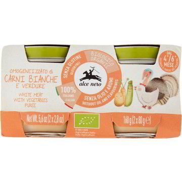 Omogeneizzato Di Verdure E Legumi Biologico 2x80gr Alce - 3