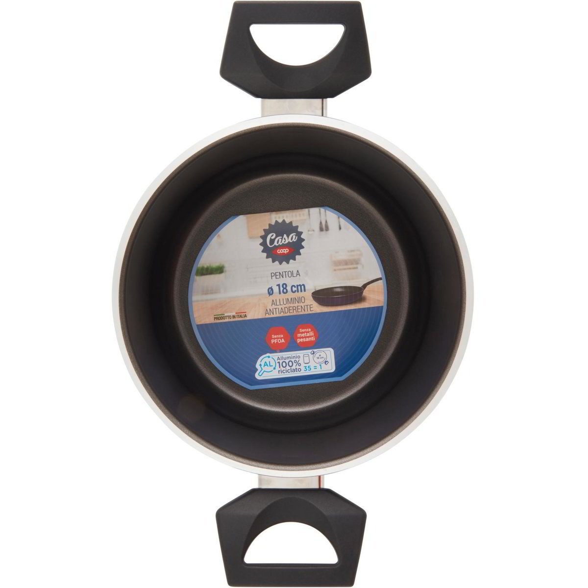 Excelsa Amica 18cm Padella Girafrittata - Antiaderente Per Frittate Perfette Girafrittata Acciaio Inox