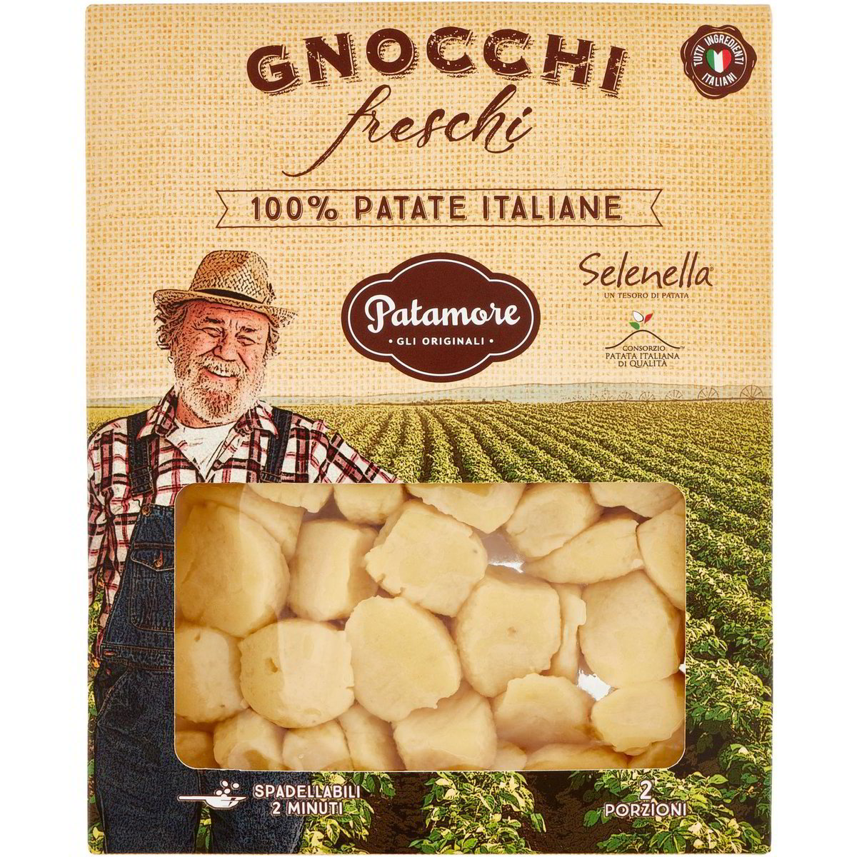 Gnocchi freschi 100 italiani PATAMORE 400 G Coop Shop