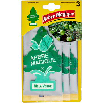 Profumatore automobile fruit mela verde ARBRE MAGIQUE - Coop Shop