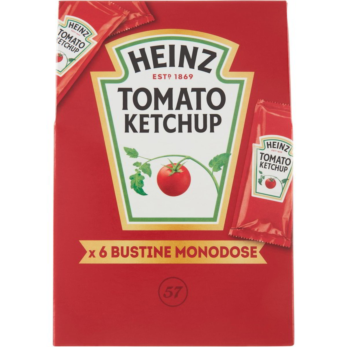 KETCHUP MONODOSE HEINZ 6X11G Coop Shop
