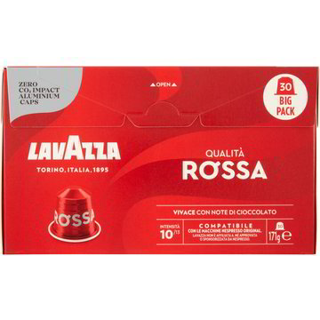 Capsule caffè crema qualità rossa x30 LAVAZZA - NESPRESSO - Coop Shop